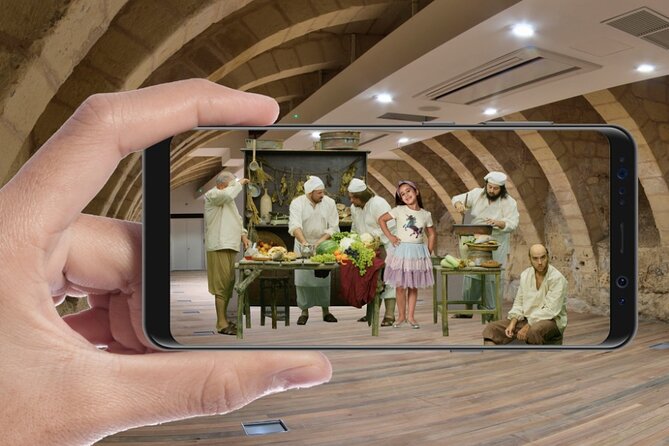 Reliving The Sacra Infermeria Augmented Reality Tour - The augmented reality part: how it plays on-site
