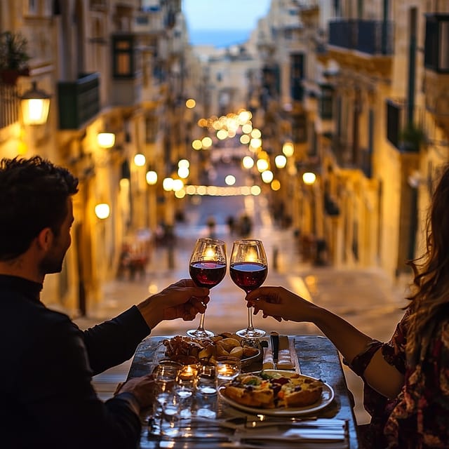 Romantic Italian Cuisine Dinner in Valletta - The menu breakdown: what $88 buys you in real food