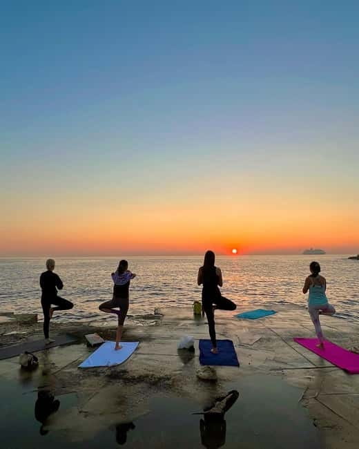 Sliema: Beach Yoga Class with Swimming - What You Bring and What You Wear (This Matters More Than You Think)
