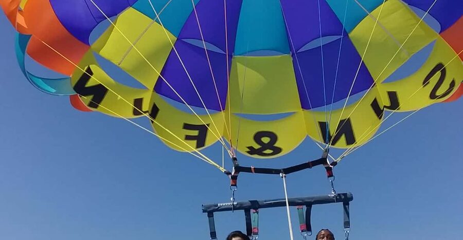 St. Julian's: Malta Parasailing Adventure with Photos - Entering St. Julian’s from the Best Angle