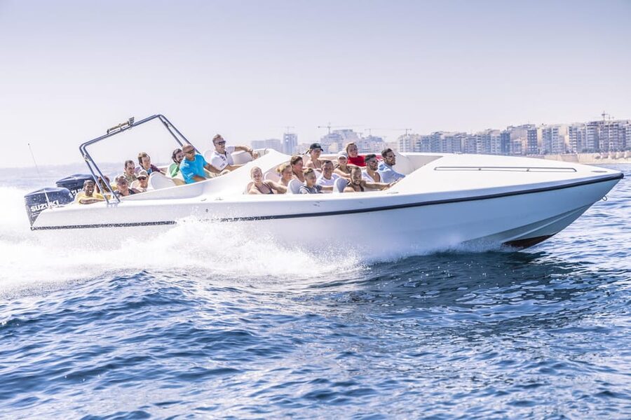 St Julian's: Powerboat Comino Blue Lagoon - Fast Powerboat Ride: High Speed, Seated Rules, Real Chops