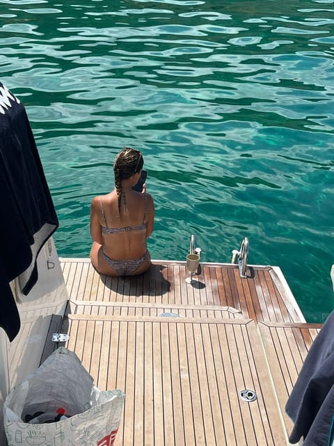St. Paul's Bay: Half-Day Luxury Catamaran Tour with Drinks - Crystal Lagoon: a calmer second swim with great views