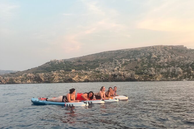 SUP Sunset Paddling to Ta Marija Caves - Price and value around $66.08 per person