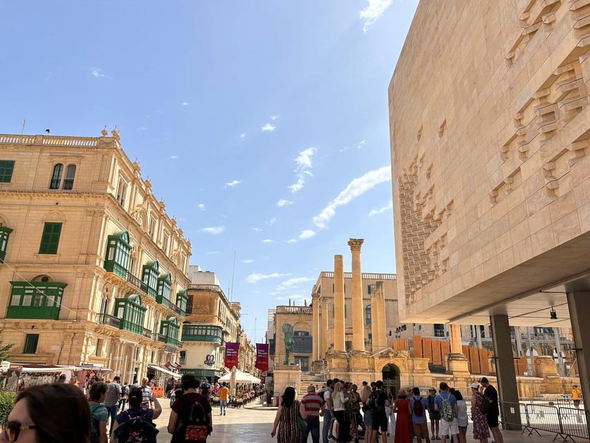 The Grand Tour of Valletta: A walking tour of Valletta. - Upper Barrakka Gardens photo stop, plus a viewpoint with a purpose
