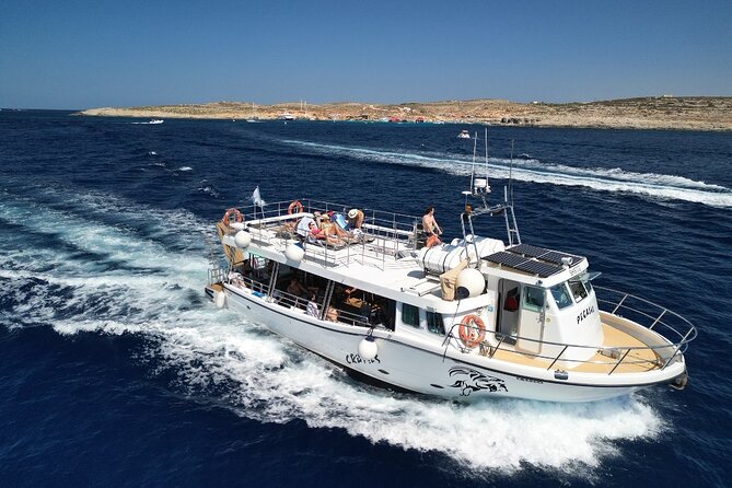 Three Bay Cruise Including Blue Lagoon from Mellieha - Ħalfa Rock Bay in Gozo for a quieter final swim