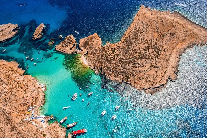 Three Bay Cruise Including Blue Lagoon from Mellieha - Santa Maria Caves and Elephant Head on the way back