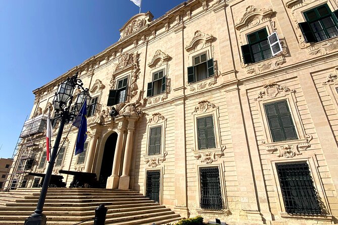 Valletta Private Walking Tour - St George Square, Grandmaster’s Palace, and the center-of-power feeling