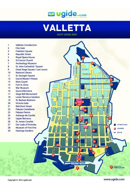 Valletta: Self-Guided Audio Tour, Map and Directions - How the 2-hour format really plays out