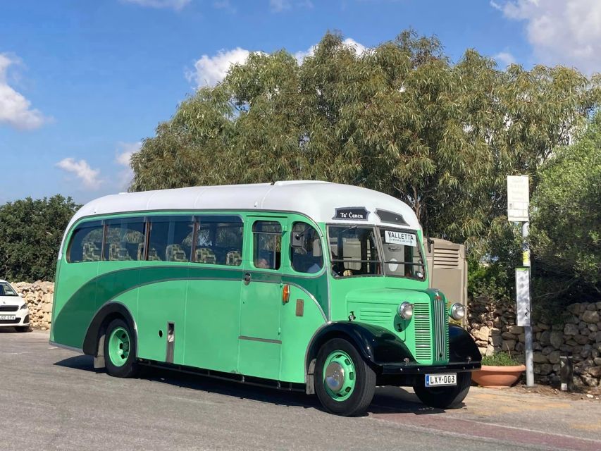 Valletta: Sunday Vintage Bus to Marsaxlokk - Your hop-on schedule: pickup points and return timing