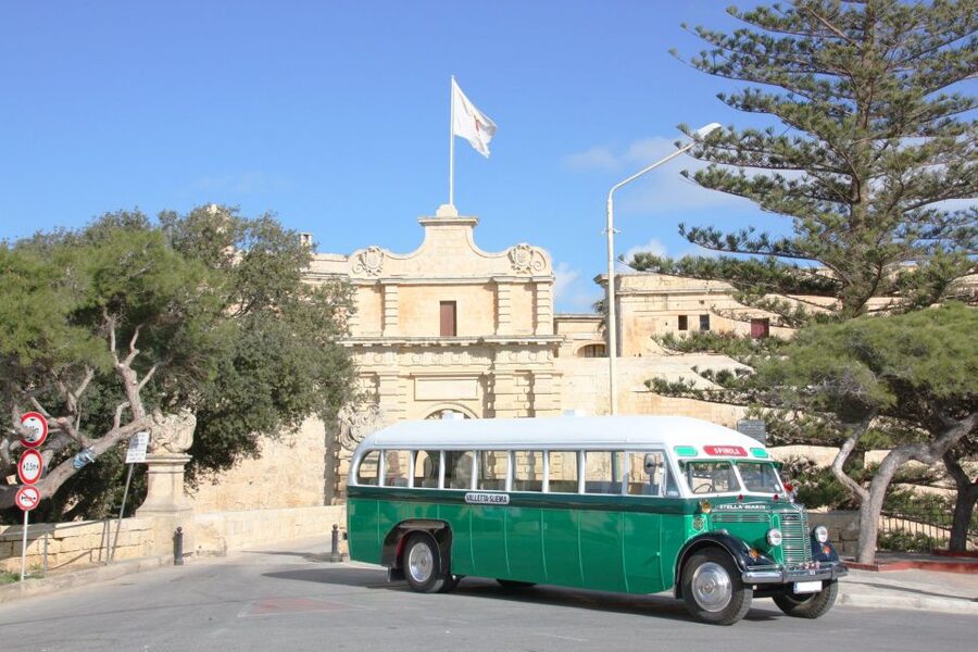 Valletta: Vintage Bus to Valletta, Sliema, Rabat & Mdina - Timetable Matters: Wednesday and Friday Circular Route
